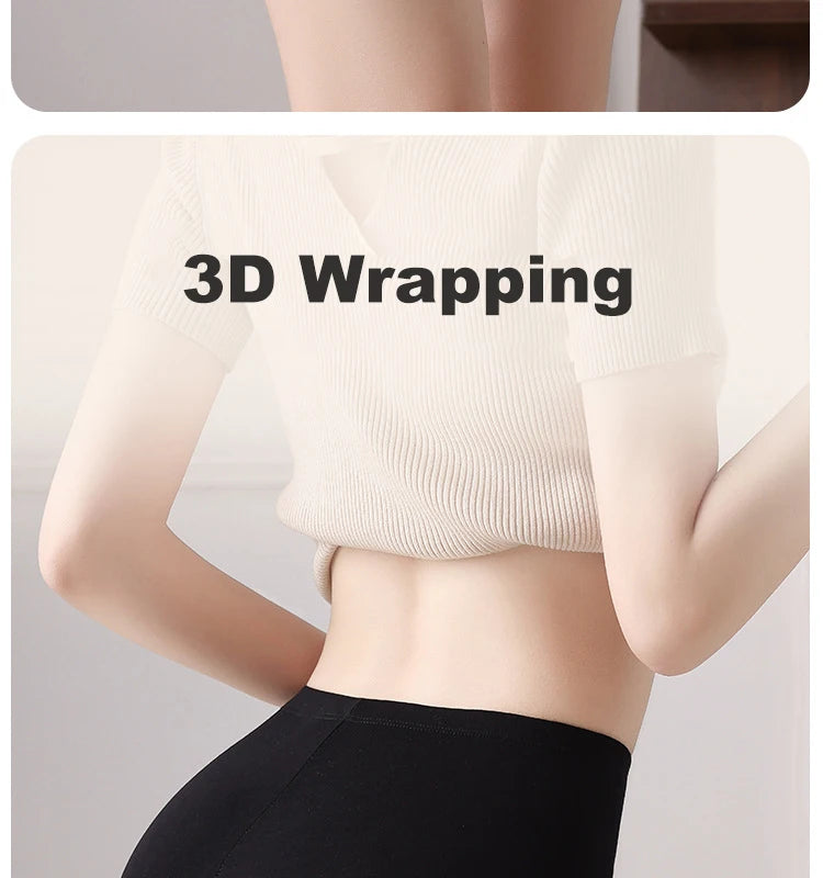 NEW Arrivals M-4XL 3 Colors Women Double Layer Safety Panties Boxer High Waist Protective Shapewear Underwear Seamless Protective Shorts Pants Under the Skirts