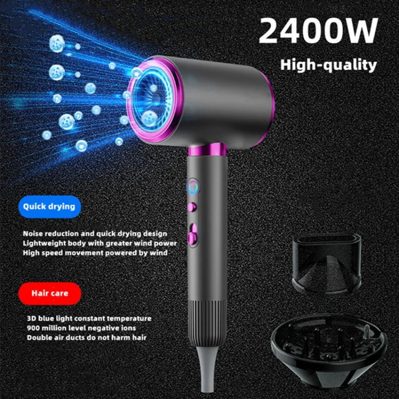 NEW Arrivals The Latest High-Speed Japanese Hair Dryer, High-Power Blue Light ION Home Hair Salon Hair Dryer, Household Appliance UK.EU. Plug-In Hair Care Accessories