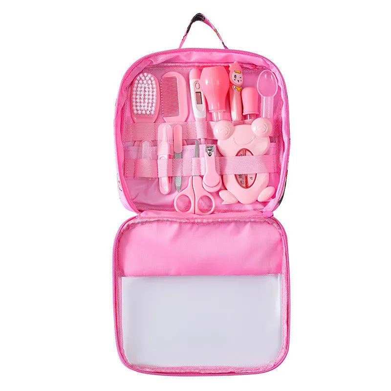 NEW 13PCS Set 0-6Yrs Newborn Daily Nail Care kit Nail Clipper Tool Health kit Thermometer Comb Care kit Babies Personal Care Supplies