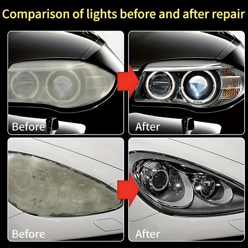 100gr Car Headlight Restoration Polishing Kit - Scratch Remover & Oxidation Cleaner Repair Paste for Headlamp Assembly Car Accessories
