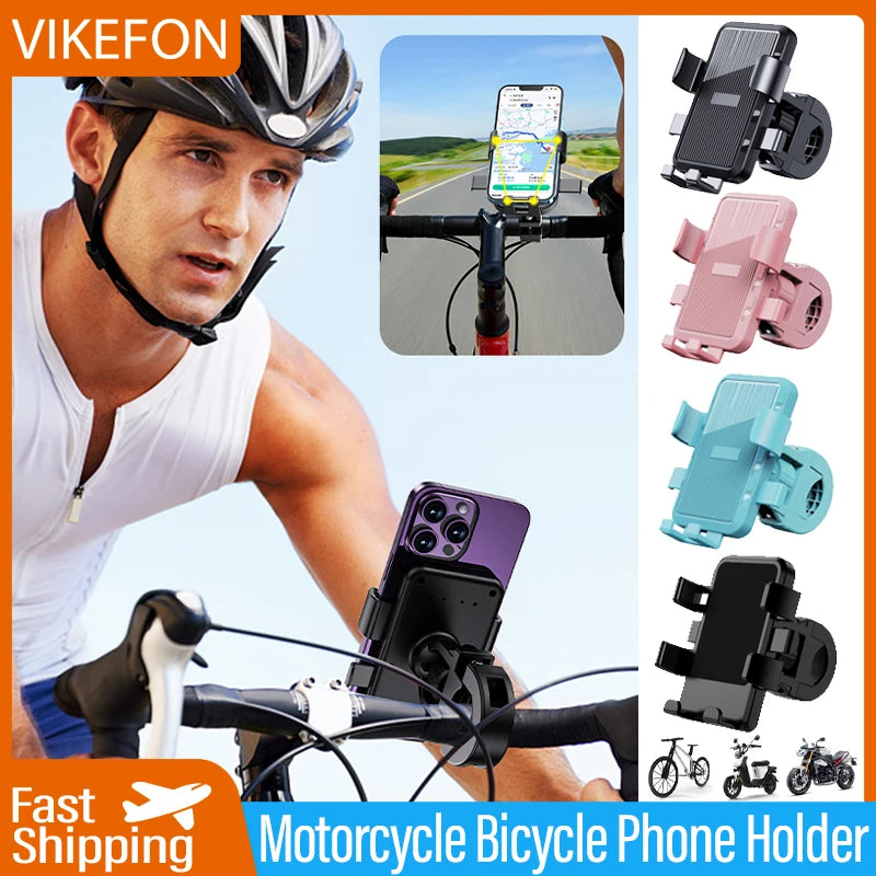 NEW Arrivals Blue/Pink/Black Color Bicycle Motorcycle Mobile Phone Holder with Umbrella for Electric Vehicle Scooter Cycling Mountain Phone Stand Handlebar Mount Bikes Accessories