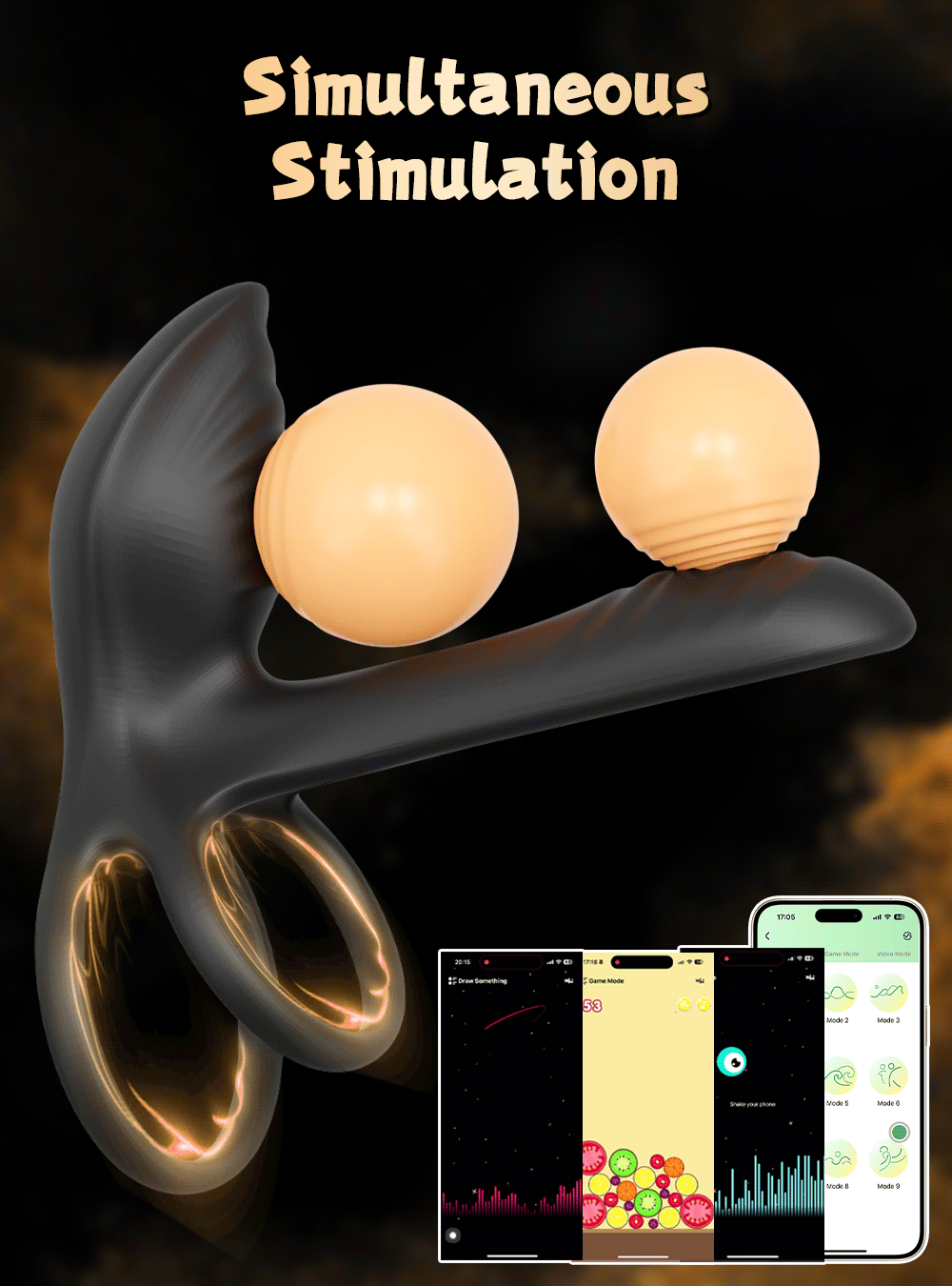 NEW Wireless Bluetooth Vibrating Penis Ring Men Delay Ejaculation Cock Ring Vibrator Clitoris G Spot Stimulation Sex Toys for Couple Adults 18+