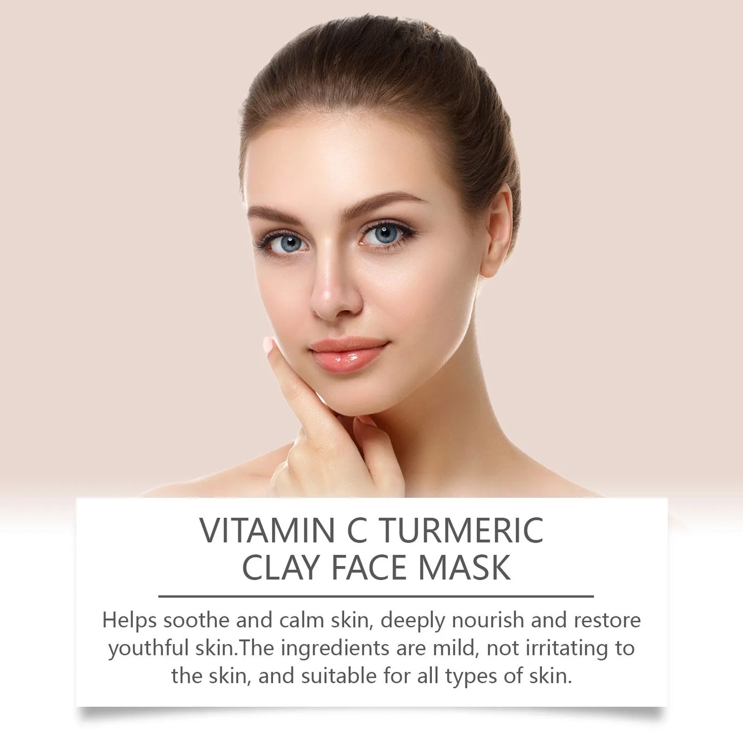 NEW Arrivals Vitamin C Exfoliating Korean Facial Mask Turmeric Exfoliating Mask Improve Pore Deep Cleaning Skin Care Products