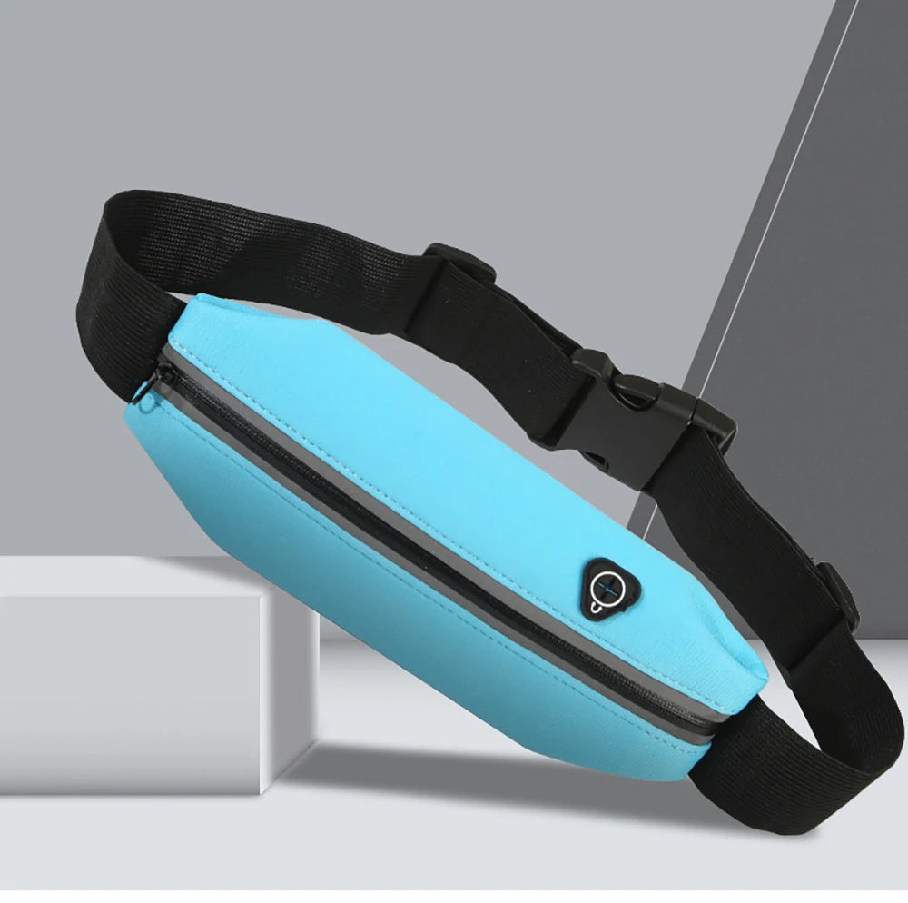 NEW Arrivals Running Belt Waist Bag for Cell Phone Sports Fanny Pack Waterproof Men Women Hidden Gym Bags Pouch Outdoor Travel Hiking Beach Cycling Waist Bags Sports Supplies