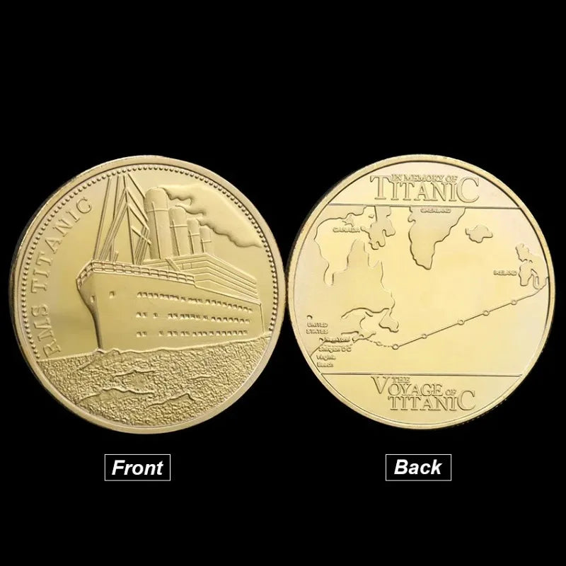 1912 Titanic Anniversary Memory of Victims Commemorative Tragedy of The Titanic Gift Coin Home Decoration Collect Coins
