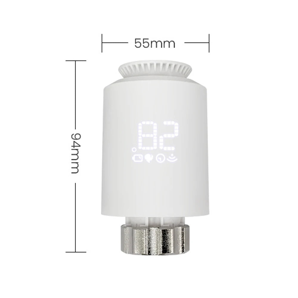 TUYA App Smart ZigBee TRV Radiator Actuator Valve Thermostatic Radiator Valve Temperature Controller Support Alexa Google Home