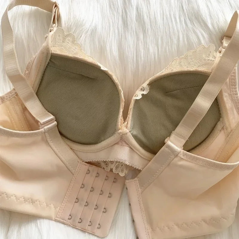 NEW Arrivals 5 Colors Plus Size Thickened Extra-Thick 28CM Small Breasts Flat Breasts Special Gathered Women Bra Non-Wired Ultra-Thick Bra Breasts Sexy Female Underwear Supplies