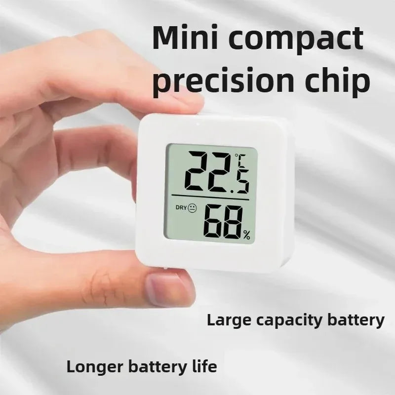 NEW Arrivals 4/6PCS Set Mini Digital Thermometer Hygrometer Indoor Temperature Electronic Monitor Hygrometer Outdoor Room Baby Living Room Home Smart Devices