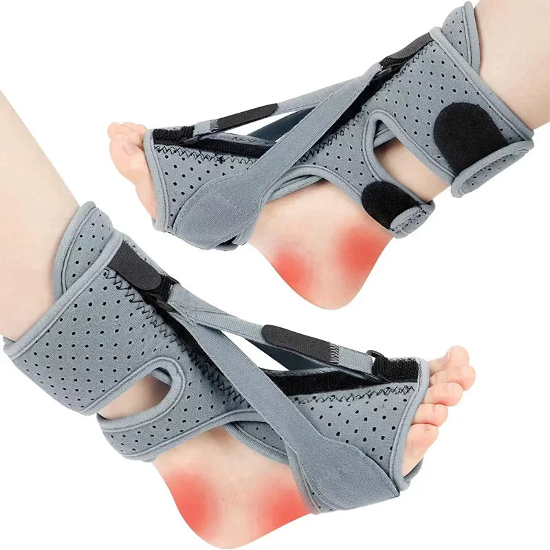 5 Colors Adjustable Night Splint For Plantar Fasciitis Pain Relief Soft Foot Drop Brace Sleeping Achilles Tendon Stretcher Boot Nighttime Orthopedic Brace Health Care Accessories