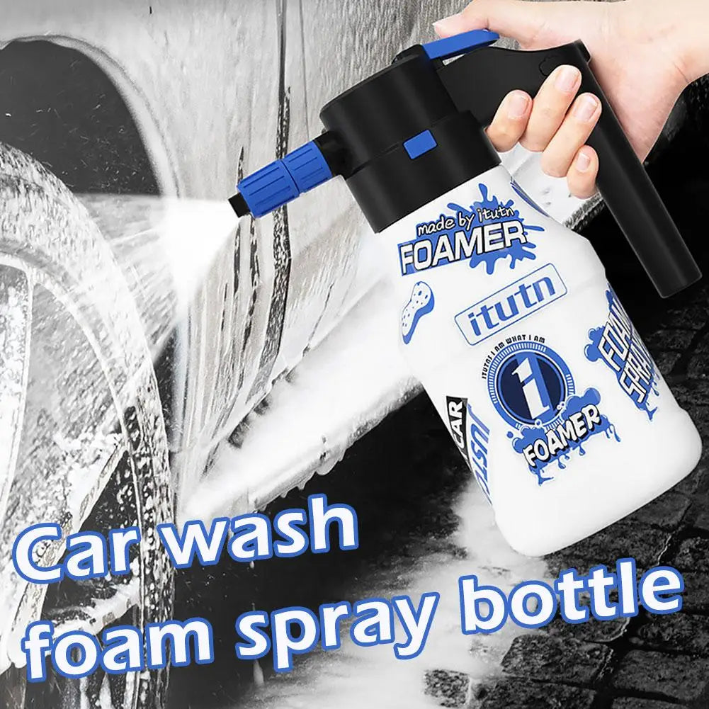 Electric Foam Sprayer 1.5L Foam Generator For Car Wash 2600mAh Lithium Battery Foam Lance Endurance Car Wash Towel Foam Wash