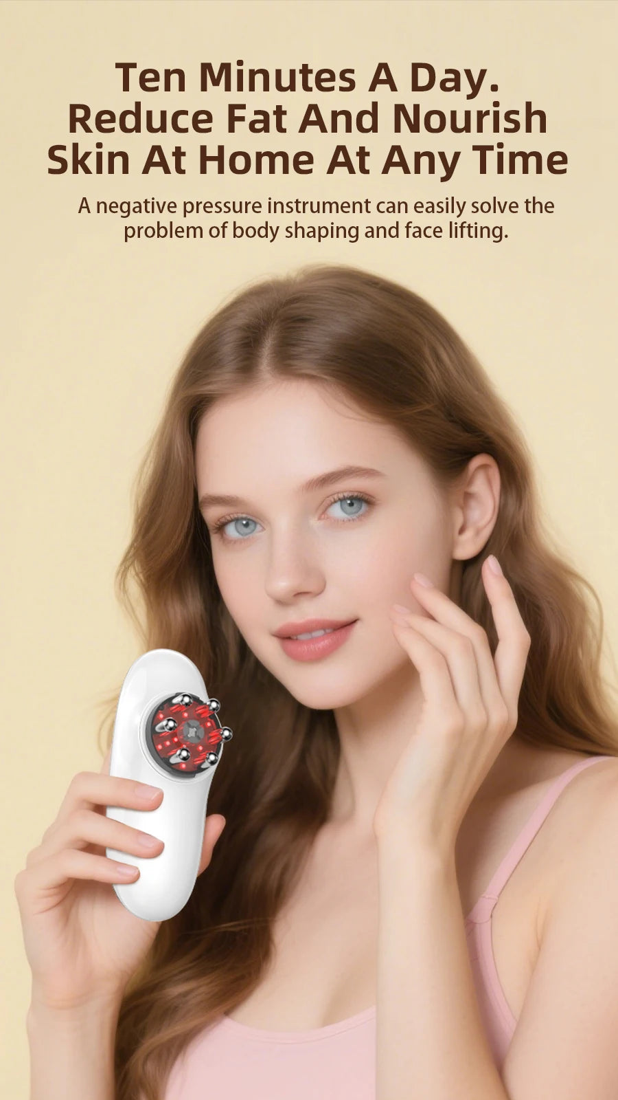 NEW Arrivals 2 in 1 Electric Cellulite Massager Body Sculpting Machine for Leg Abdomen Waist Arm Microcurrent Facial Device for Skin Care