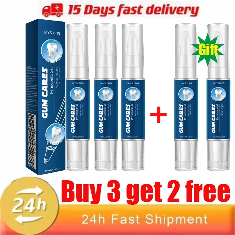 Buy 5 Get 5 Free Rapid Repair Damaged Gums Gel Serum Relieve Sore Tooth Allergy Dental Caries Tooth Cleaning Toothpaste Deep Cleaning Teeth Stain Dentistry Accessories Health Care Supplies