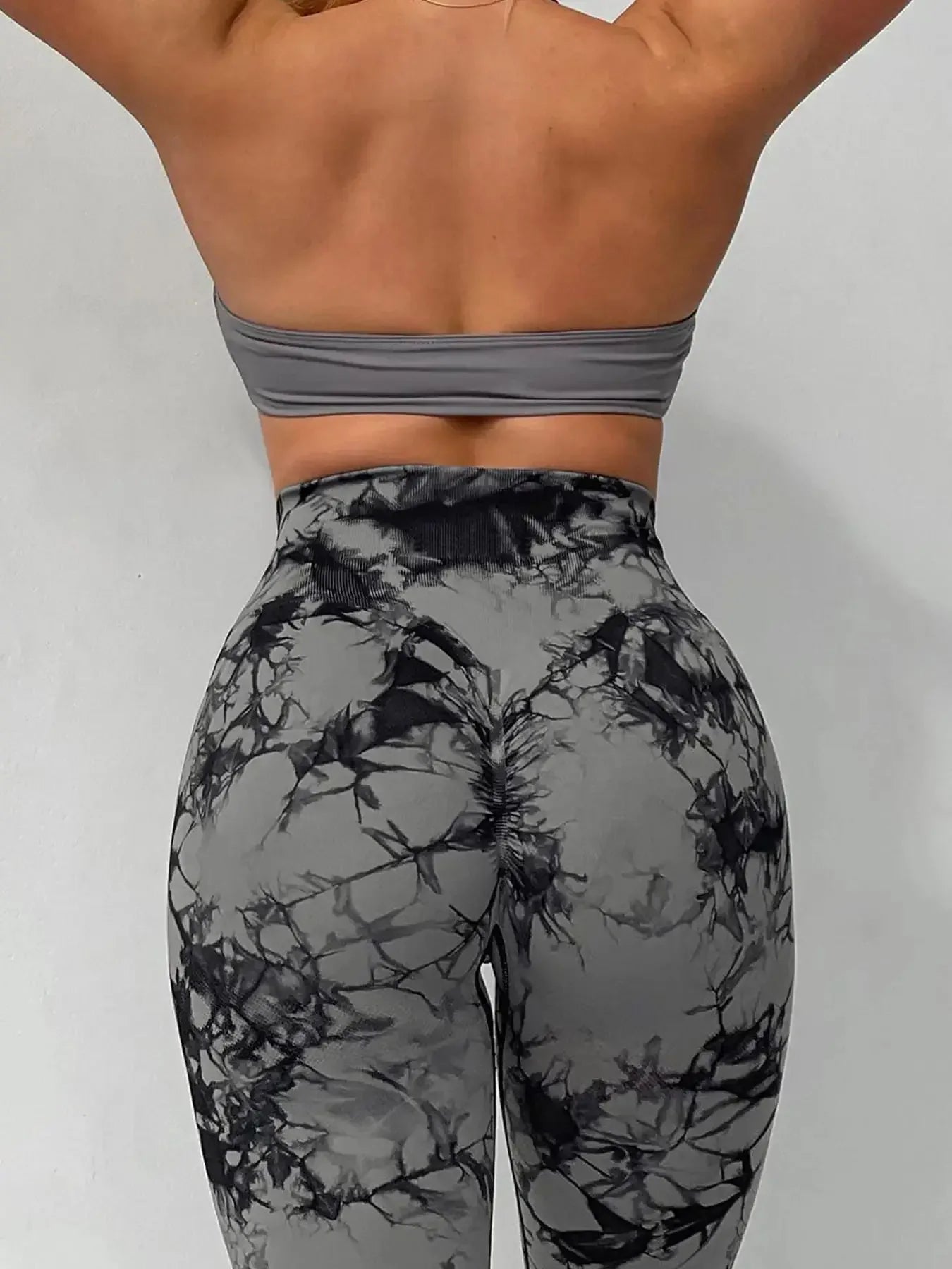 NEW Arrivals S(45-55KG0- XL(75-95KG) 9 Colors Women's Tie-Dye Seamless Peach Butt High Waist Butt Pants Stretch Fitness Yoga Pants Outdoor Running Leggings Ladies Sports Clothing Supplies