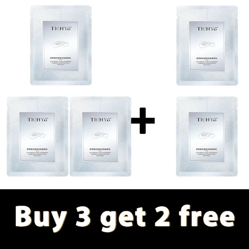NEW BUY 10 Get 12 Free Micro-Needle Eye Patch Hyaluronic Acid Anti-Wrinkle Eye Mask Fine Lines Remove Moisturizing Eye Mask Women Beauty Salon Spa Supplies