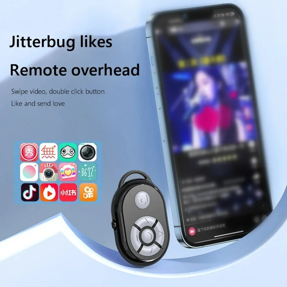 NEW Arrivals Universal Bluetooth Remote for iPhone Xiaomi Samsung Mobile Phone Remote Control Selfie Stick Bluetooth Camera Remote Controller Mobile Cell Phones Accessories