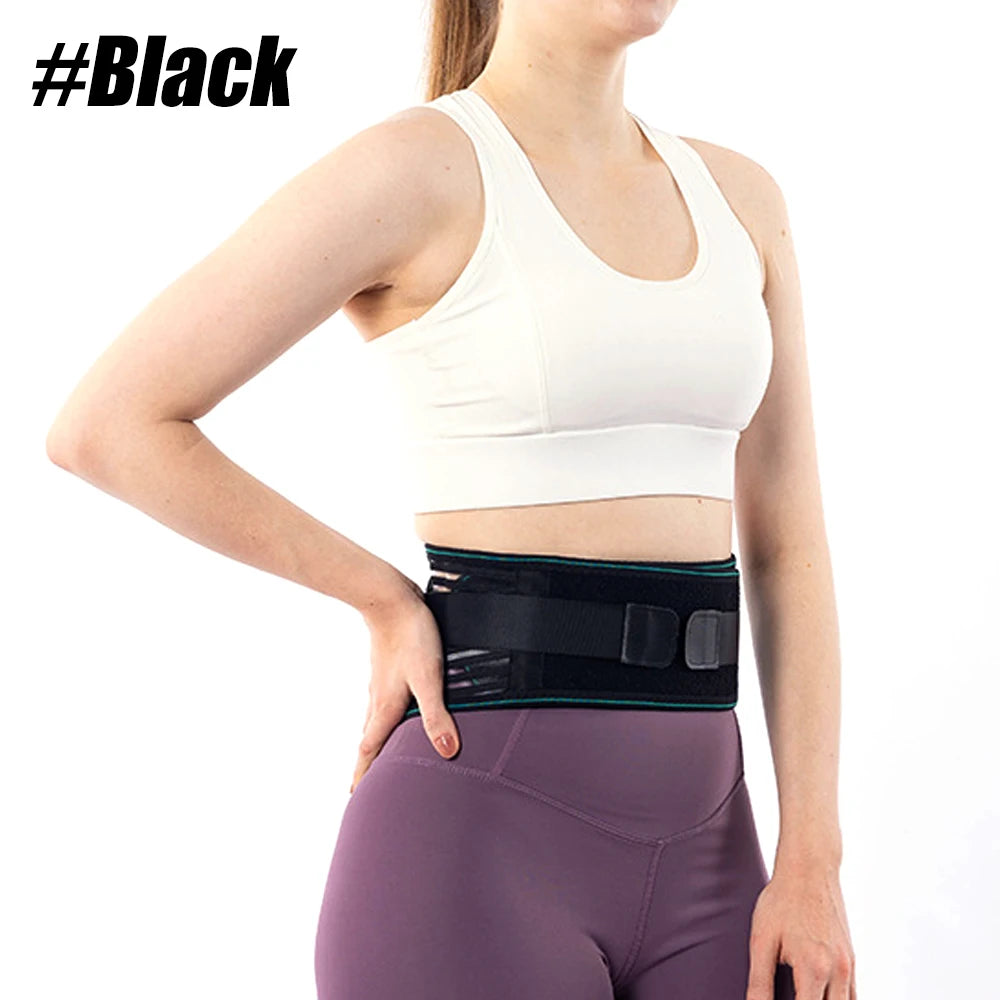 NEW Arrivals S-3XL Plus Size Hip Buttocks Lifting Lower Back Brace for Pain Relief, Adjustable Lumbar Support Belt for Sciatica, Breathable & Stabilizing with 4 Steel Stays Sports Belt