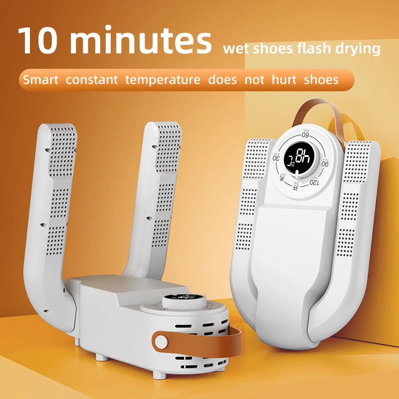 NEW Arrivals Portable Shoe Dryer Electric Shoe and Boot Dryer Intelligent Timer Adjustable Dryer Deodorizer Dehumidifier Shoe Drying Machine