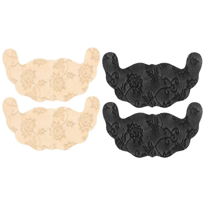 2 Pairs Set U Shape Sexy Adhesive Bra Push Up Invisible Breast Lift Up Tape Silicone Bra Nipple Cover Pads Chest Paste Breast Stickers Women Underwear Apparel Accessory Sets