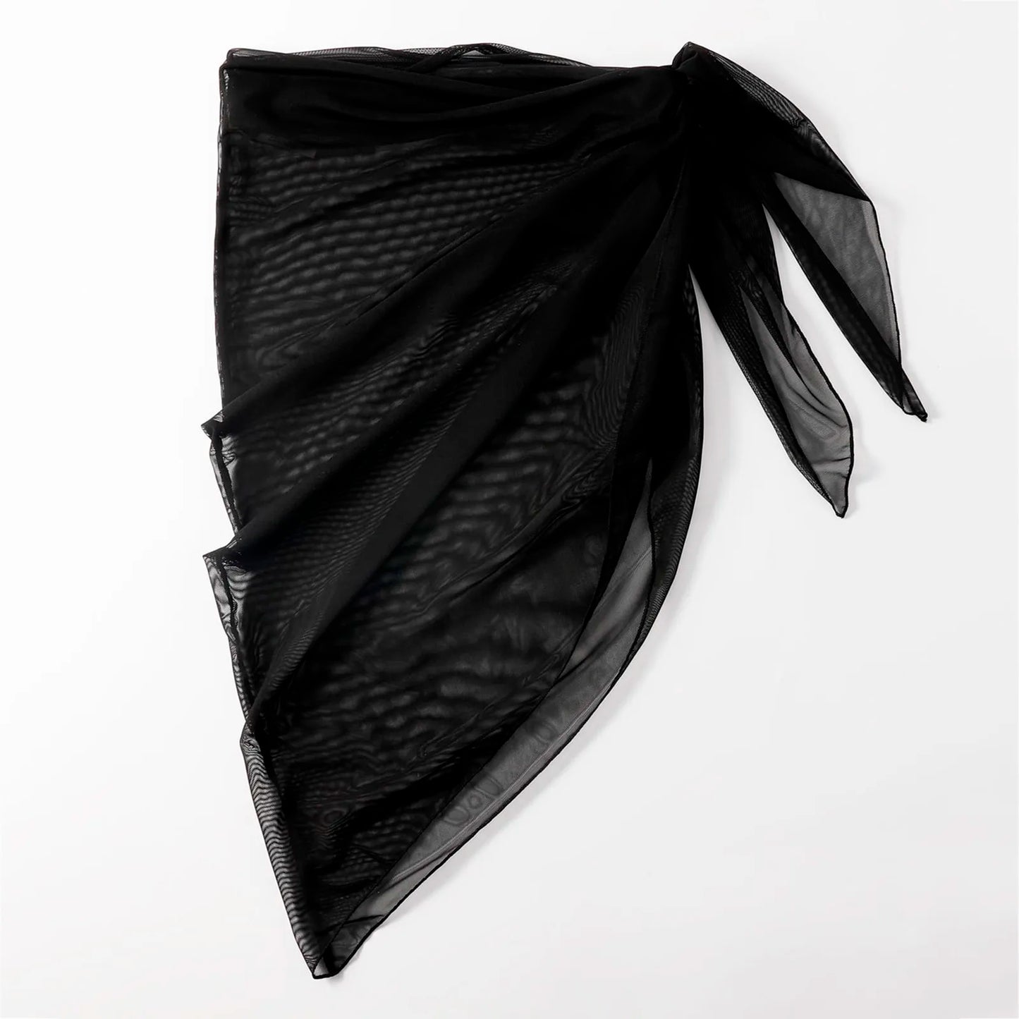 Sheer Wrap Knot Waist Cover Up Skirt Summer Beach Dress Wrap Bikini Wraps Scarf Cover Ups For Swimwear Women Bikini