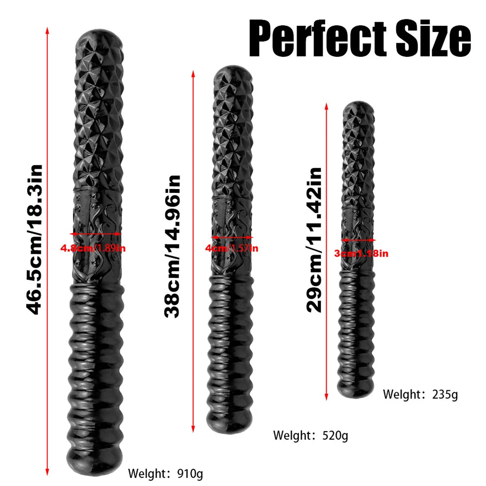 New Long Double Head Dildo Anal Plug Huge Butt Plugs Prostate Massager Stimulate Vagina Anus Sex Toys for Woman Men Lesbian 18+