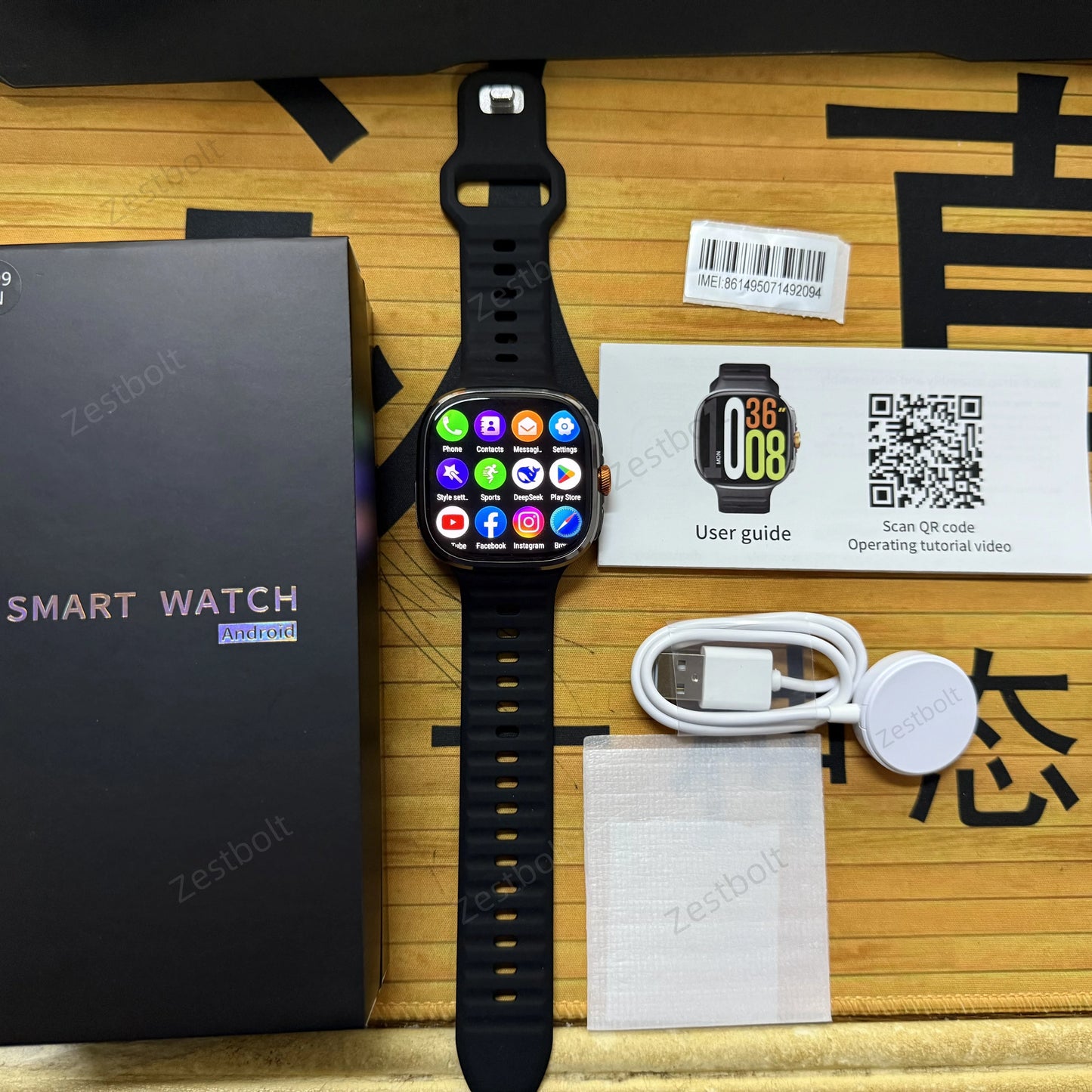 NEW Arrivals M99 5G 512GB Cellular Version Smartwatch 2.4inch Larger Screen Android 10 Smart Watch With Rotary Camera Sim Card Slot WIFI GPS Tracker Sports Electronic Supplies