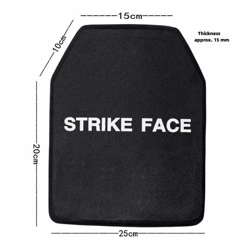 NEW Arrivals 25x30CM NIJ Class III Bulletproof Plate Pure PE Tactical Insertion Backpack Deck Body Armor Tactical Bulletproof Plate Women Men Security Clothes Built-In School Bags Children Safety