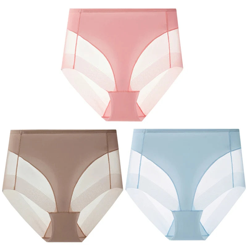 NEW Arrivals 3PCS Set M-2XL Women Seamless High Waist Shaping Briefs Breathable Body Shaper Slimming Underwear Butt Lifter Control Panties Shapewear