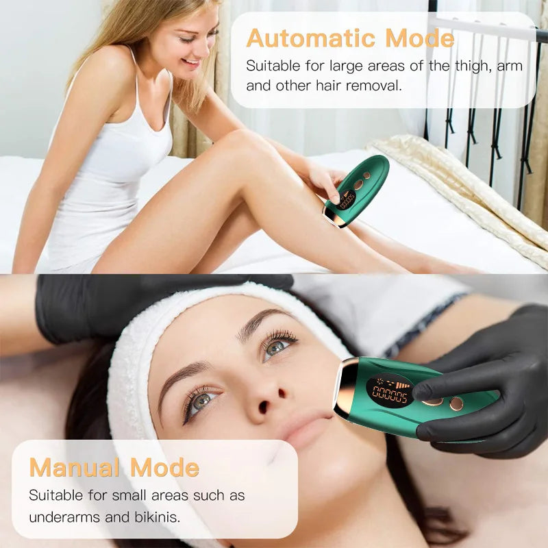 Laser Epilator Painless For Women Hair Removal Home Use Devices Body Bikini IPL 500000 Flash Depilator Pulses Permanent Epilator