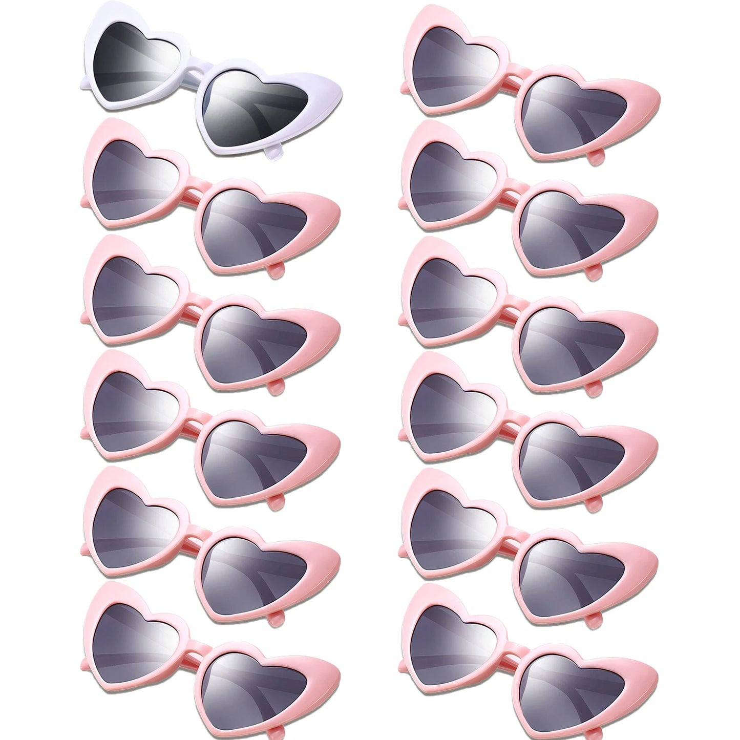 NEW Arrivals 24-48-100PCS Set Wedding Heart Sunglasses Memories for Wedding Guests Wedding Souvenirs Sunglasses Wedding Party Bachelorette Hen Party Accessories