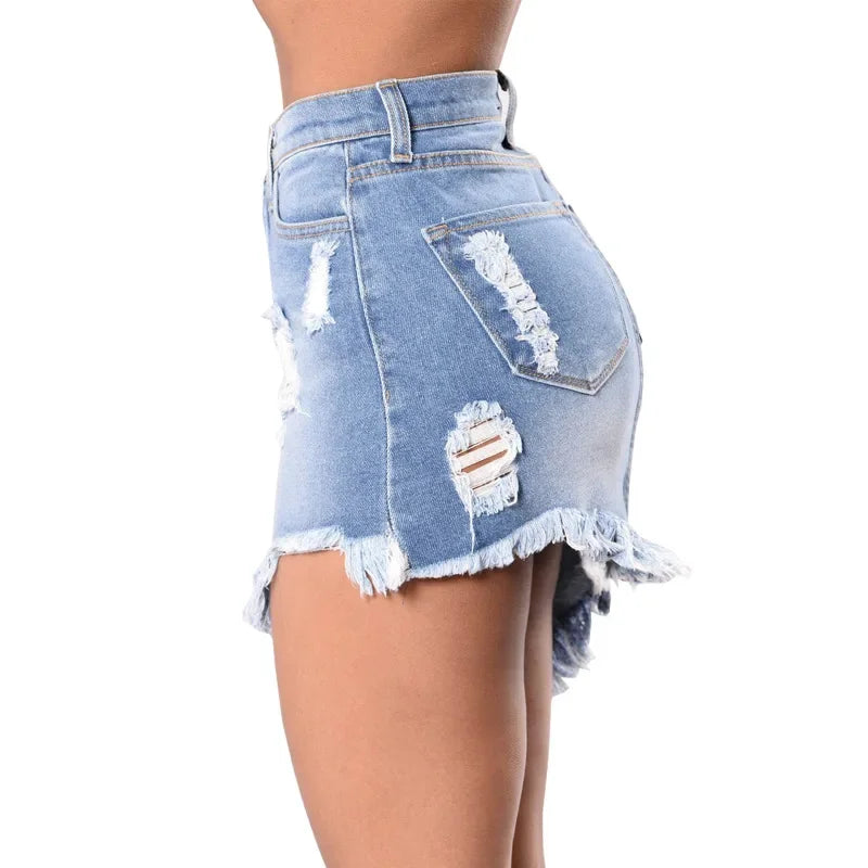 NEW Arrivals S-2XL Sexy Asymmetrical Denim Mini Skirt for Women Summer Cotton Short Skirts Wish Hot Sale New Style Casual Female Streetwear Clothing