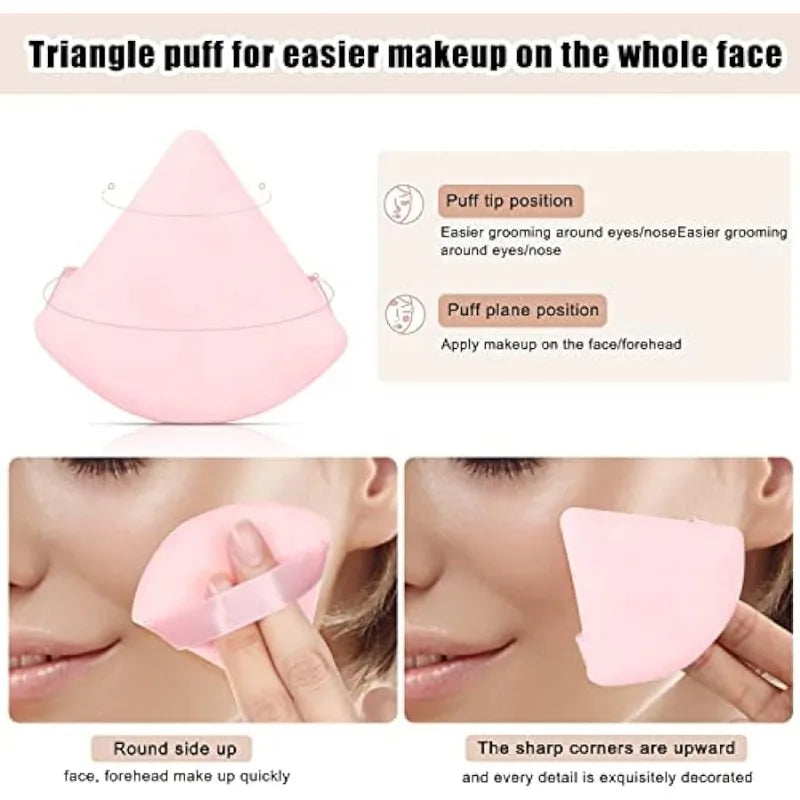 218pcs Disposable Makeup Tool Kit ,Professional Makeup Tools Set,Triangle soft Powder Puff / Brow brush/Mascara brush