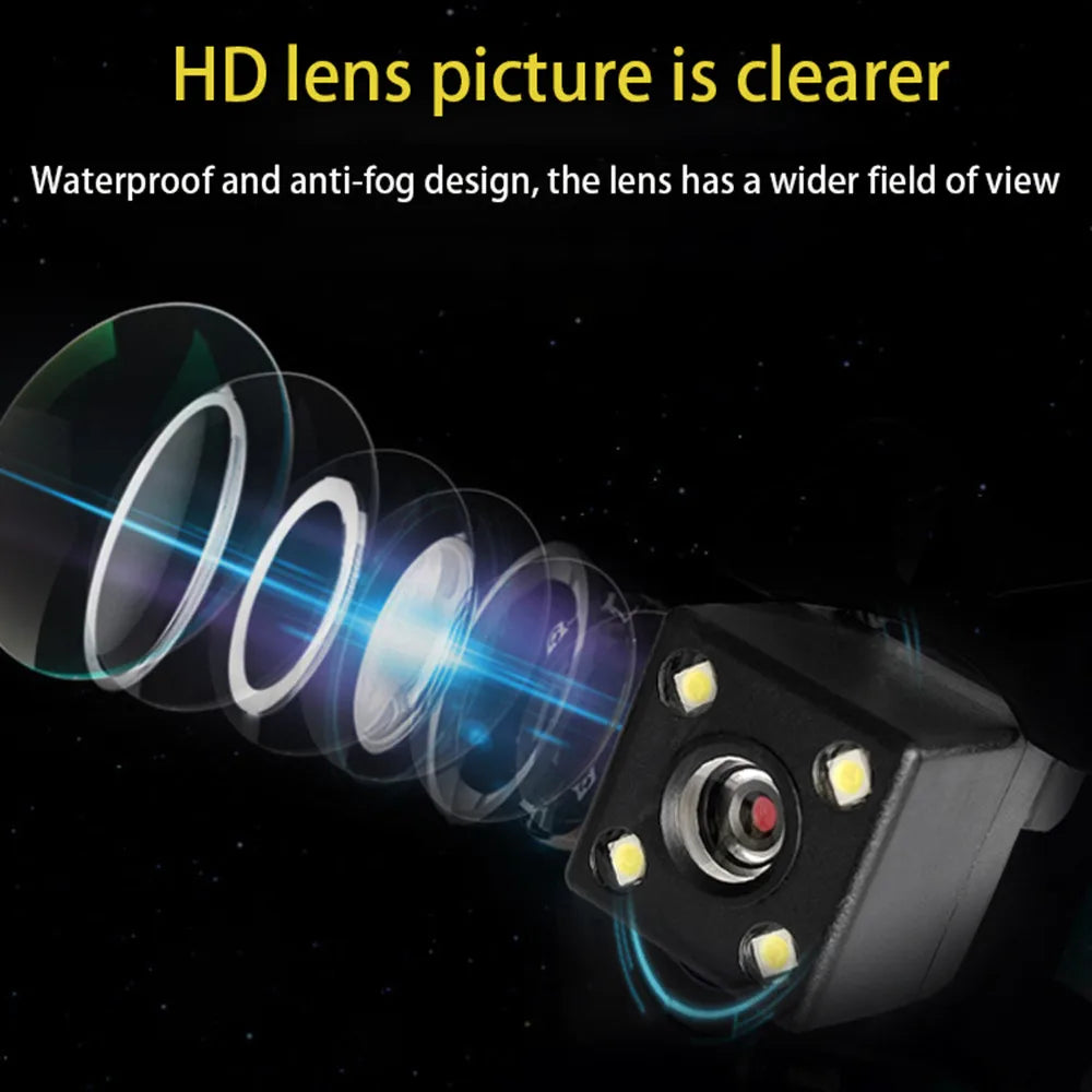 Car Rear View Camera Night Vision Reversing Car Parking Monitor CT33/8 Waterproof 170℃ High-Definition Image Car Electronic Tool