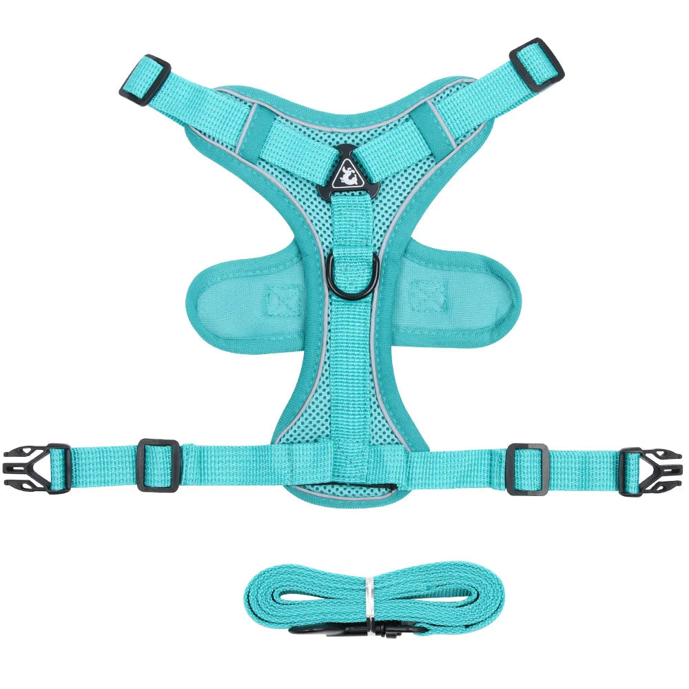 NEW Arrivals Cats Dog Harness for Big Dog Vest Fashion Chest Strap Reflective and Breathable Cat Walking Rope Dog Rope Cat Harness Pets Safety Accessories