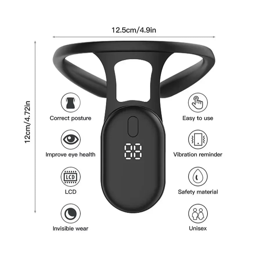 NEW Arrivals Smart Posture Corrector Micro Vibration Posture Training Reminder Sensor Back Posture Neck Hump Corrector for Adult Kids Health Care Supplies