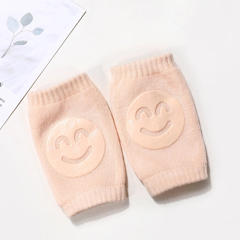 NEW Arrivals Soft Mesh Terry Baby Leg Cotton Warmers Toddler Kids Kneepad Protector Non-Slip Dispensing Safety Crawling Well Knee Pads For Babies Child