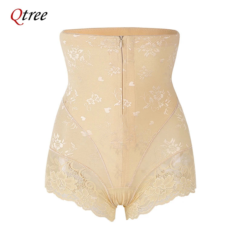 NEW Arrivals M-3XL Plus Size Women High Waist Body Zipper Shaper Panties Tummy Trimmer Belly Control Slimming Control Shapewear Girdle Waist Trainer