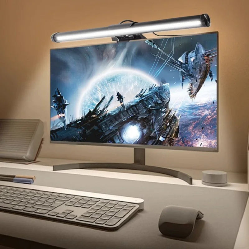 NEW Arrivals 30CM Screen LED Bar Desk Lamp PC Computer Laptop Screen Lamp Hanging Light Bar Table Lamp Office Study Reading Light For LCD Monitor