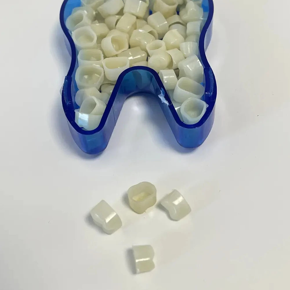 50 Pcs/Box Dental Temporary Crown Kit Anterior Front Molar Posterior Teeth Veneers Dentistry Tooth Whitening Tools
