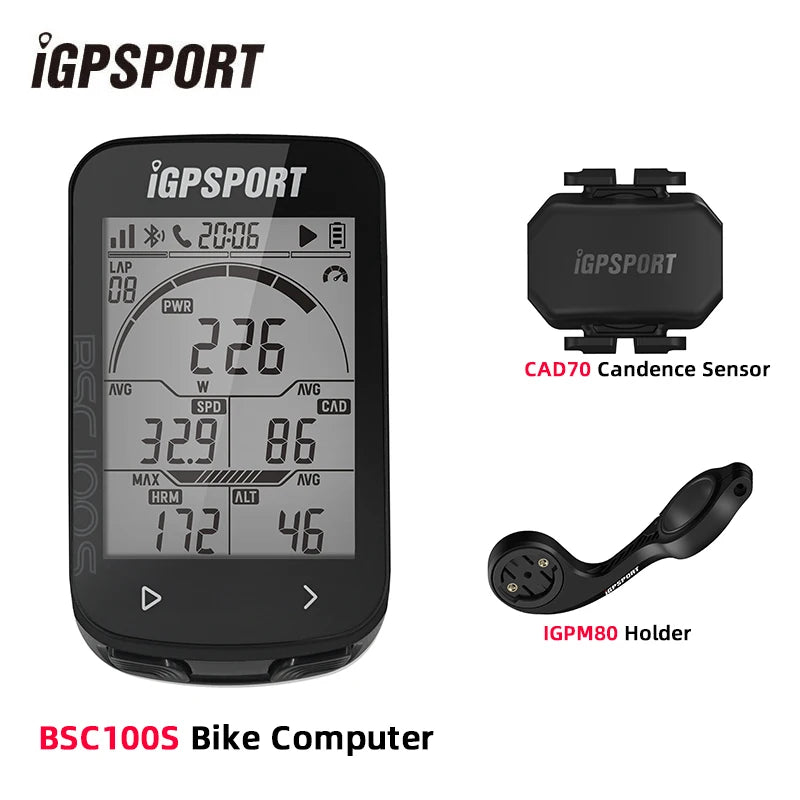 NEW Bicycle Computer Set BSC100S Computer BLE Bluetooth ANT Waterproof Wireless Bike Stopwatch MTB Road Cycling Bike Computer Cycling Accessories Sports Supplies