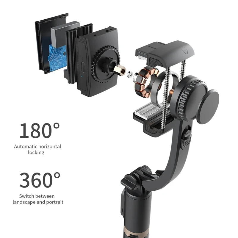 NEW!!!! HOT SALE!!!! Mobile Phones Video Stabilizer with Bluetooth Selfie Stick Gimbal Stabilizer Smartphone Live Streaming Vertical Shooting Mobile Cell Phones Electronics Accessories Supplies Tools