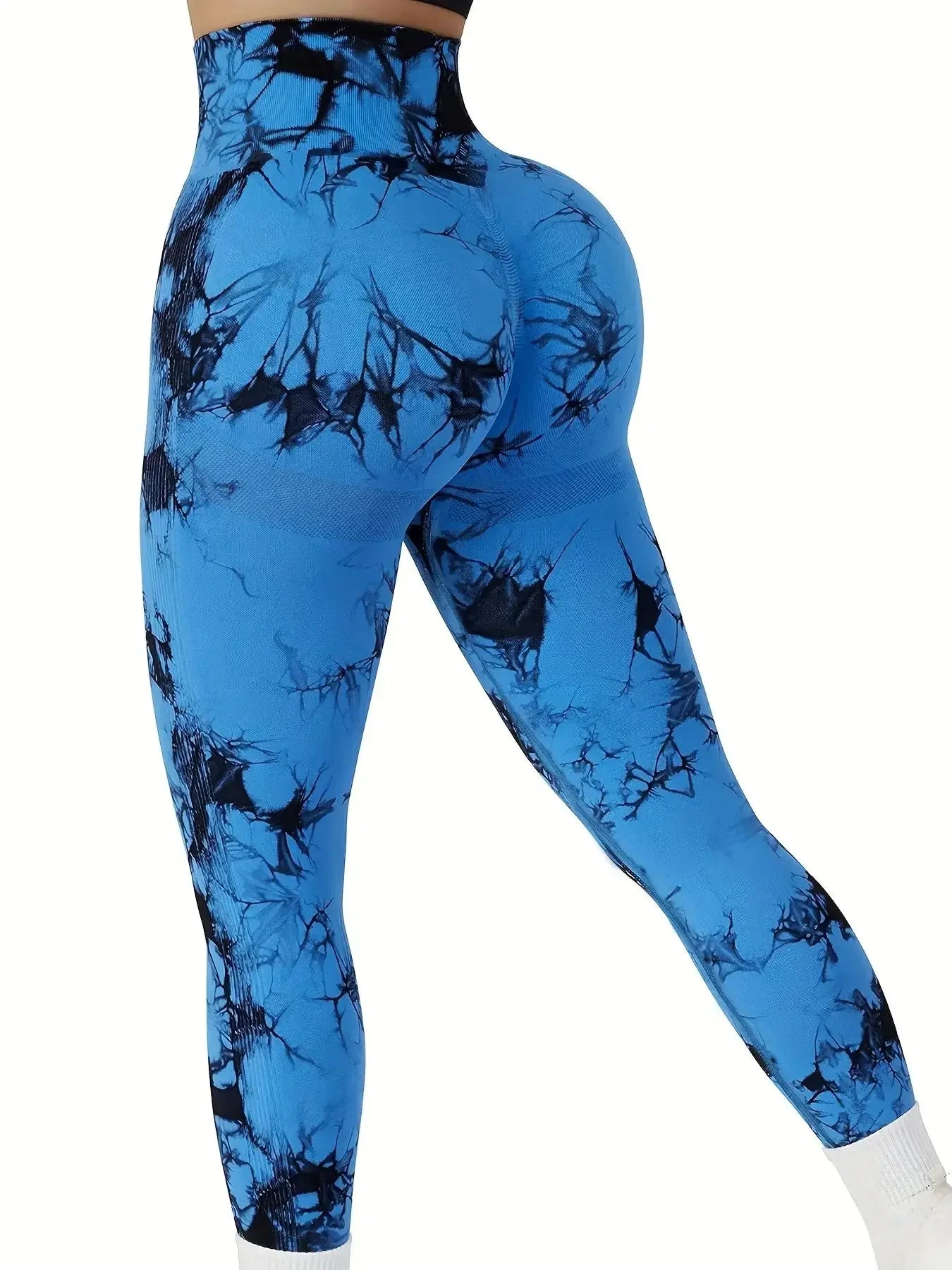 NEW Arrivals S(45-55KG0- XL(75-95KG) 9 Colors Women's Tie-Dye Seamless Peach Butt High Waist Butt Pants Stretch Fitness Yoga Pants Outdoor Running Leggings Ladies Sports Clothing Supplies