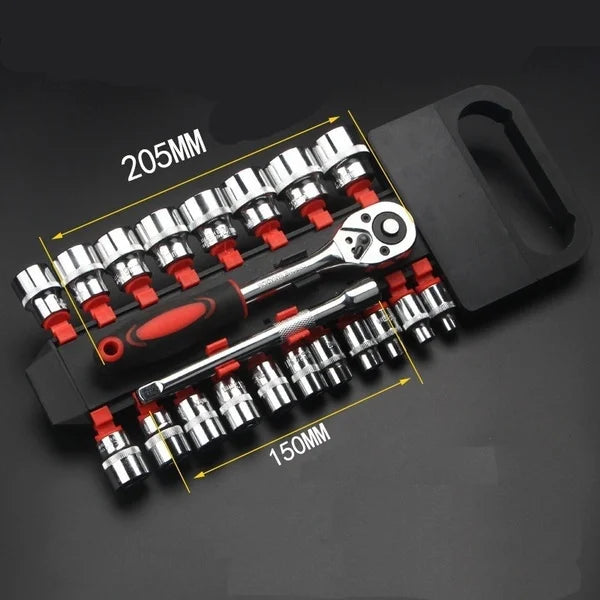 New Arrivals Upgrade Wrench Socket Set Hardware Car Boat Motorcycle Bicycle Repairing Tool Set