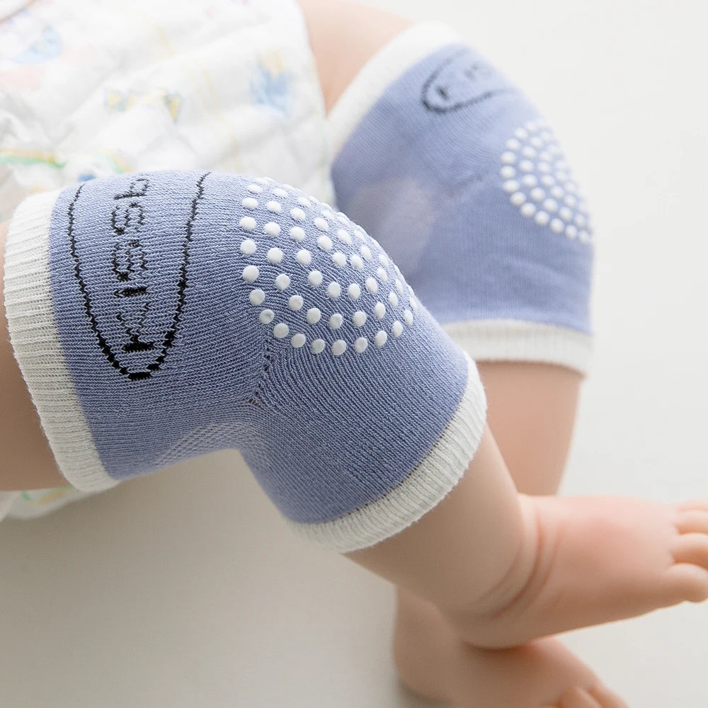 NEW Arrivals Soft Mesh Terry Baby Leg Cotton Warmers Toddler Kids Kneepad Protector Non-Slip Dispensing Safety Crawling Well Knee Pads For Babies Child