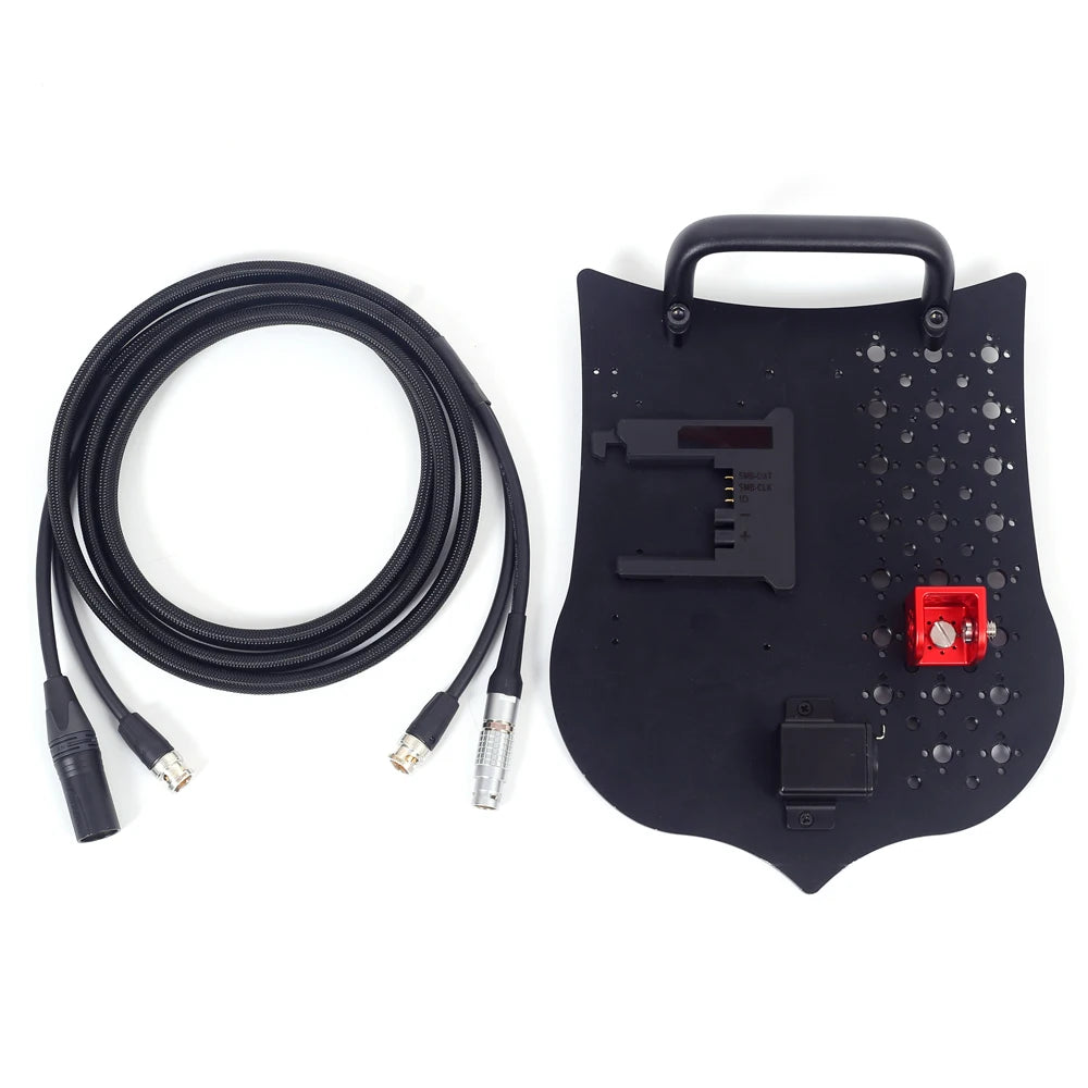 NEW Professional V-Mount B-Mount Battery Power Back XLR 3Pin Power Output Handle Fixing Plate for ARRI S35 Mini LF Camera is Used Separate Outdoor