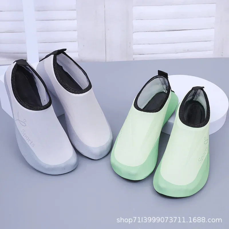 NEW Arrivals 35/41 Size Women Unisex Beach Shoes Anti-Slip Diving Snorkeling Swimming Wading Soft Bottom Children's Beach Sandals Breathable Rubber Outsole