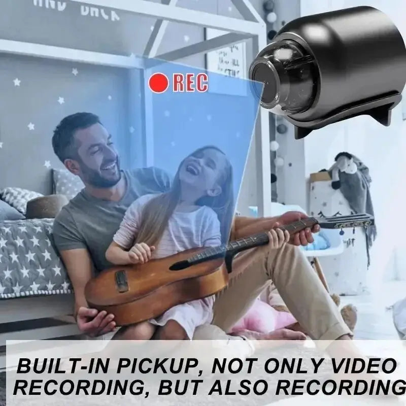 NEW Arrivals X5 Mini Camera Video & Audio Recording 1080P Clear Night Vision Lightweight Portable Premium Cams Motion Detection Wireless Surveillance Camera Home Security Supplies