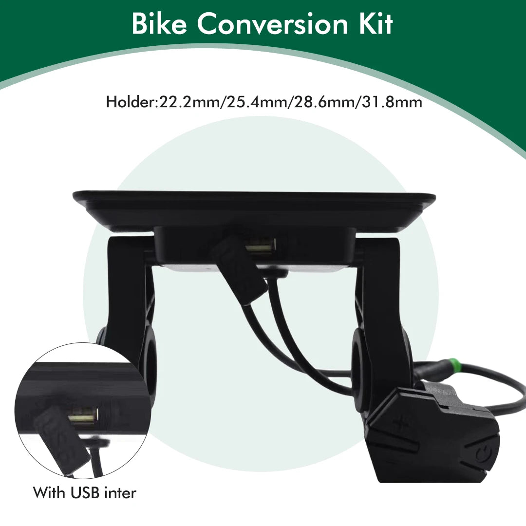 NEW Arrivals UART2 H6C Bicycle Colorful Computer Mountain Bike Large Screen LCD Cycling Computer Odometer Accurate Waterproof Bicycle Display
