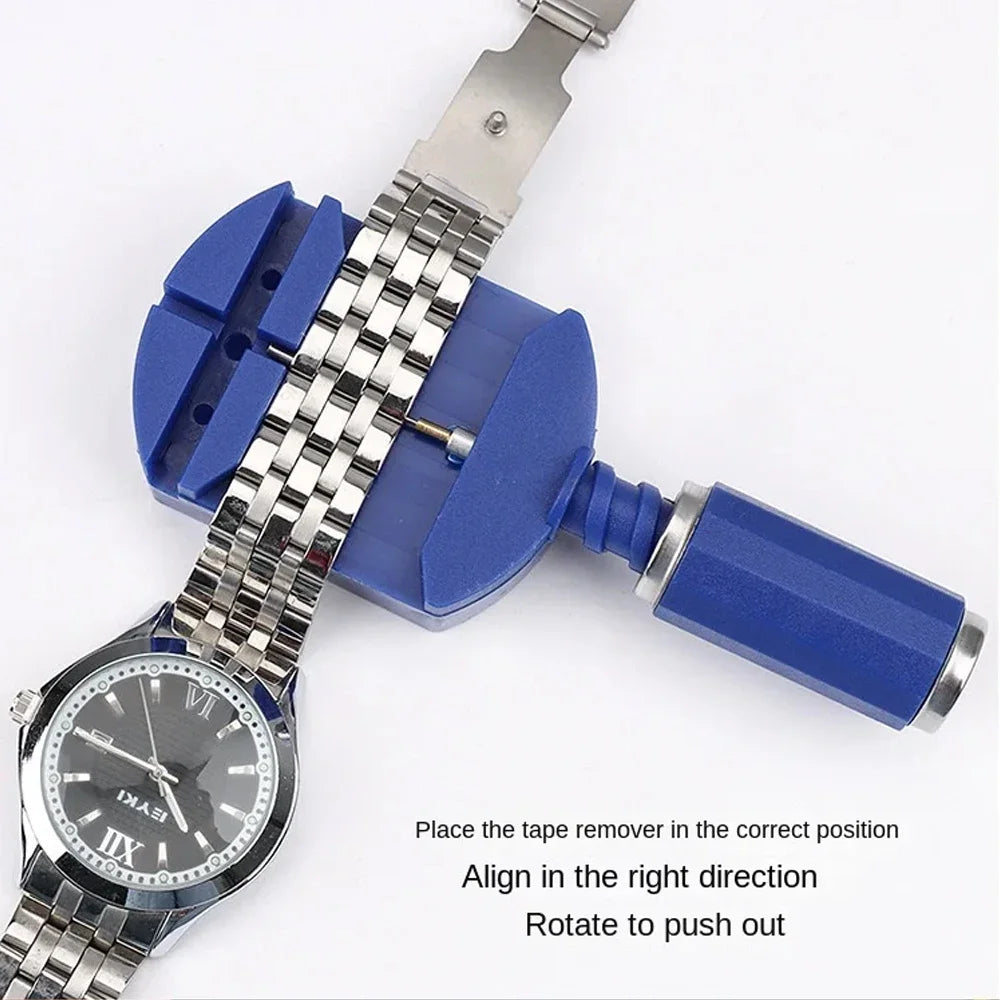 NEW Arrivals 147 Parts Set Watch Repair Tool Kit for Disassembly Installation Maintenance Adjusting Straps Replacing Batteries Jewelry Accessories