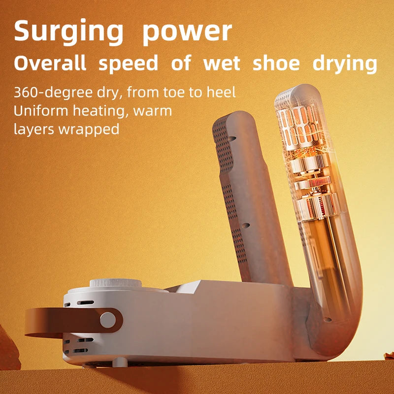 NEW Arrivals Portable Shoe Dryer Electric Shoe and Boot Dryer Intelligent Timer Adjustable Dryer Deodorizer Dehumidifier Shoe Drying Machine