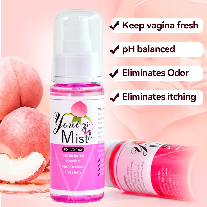 5 Bottles Female Body Care Spray Yoni Mist Probiotic Spray Refreshing Comfortable Vaginal Cleansing Women's Health Care clean
